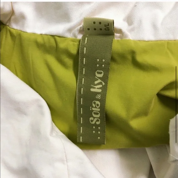 Soia & Kyo Creamy White Trenchcoat - Picture 4 of 7